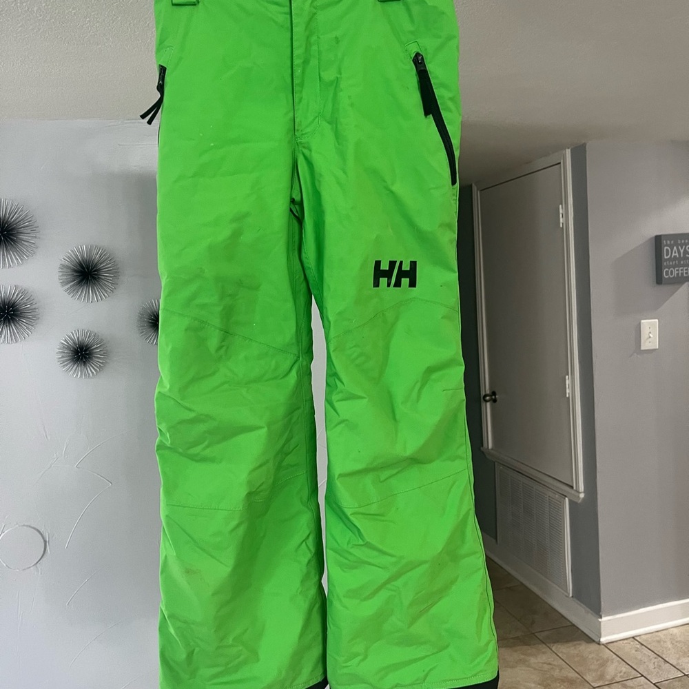 Helly Hansen Kids Bright Green Ski Pants
